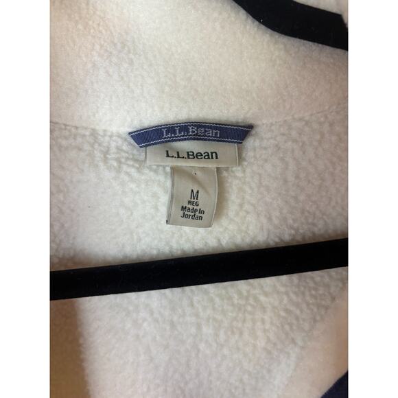 LL Bean Sherpa Fleece Hybrid Pullover 1/2 Zip Women's M 8-12 Gorpcore Hiking - Picture 4 of 5